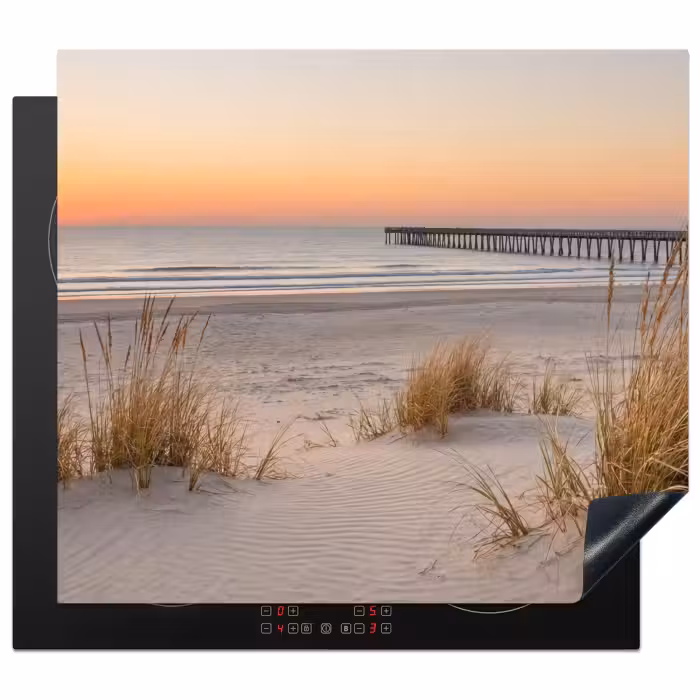 Inductie beschermer - Pier - Zonsondergang - Strand