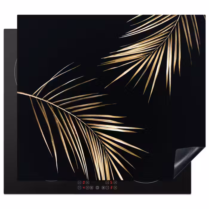 Inductie beschermer - Gouden Elegantie van de Tropen