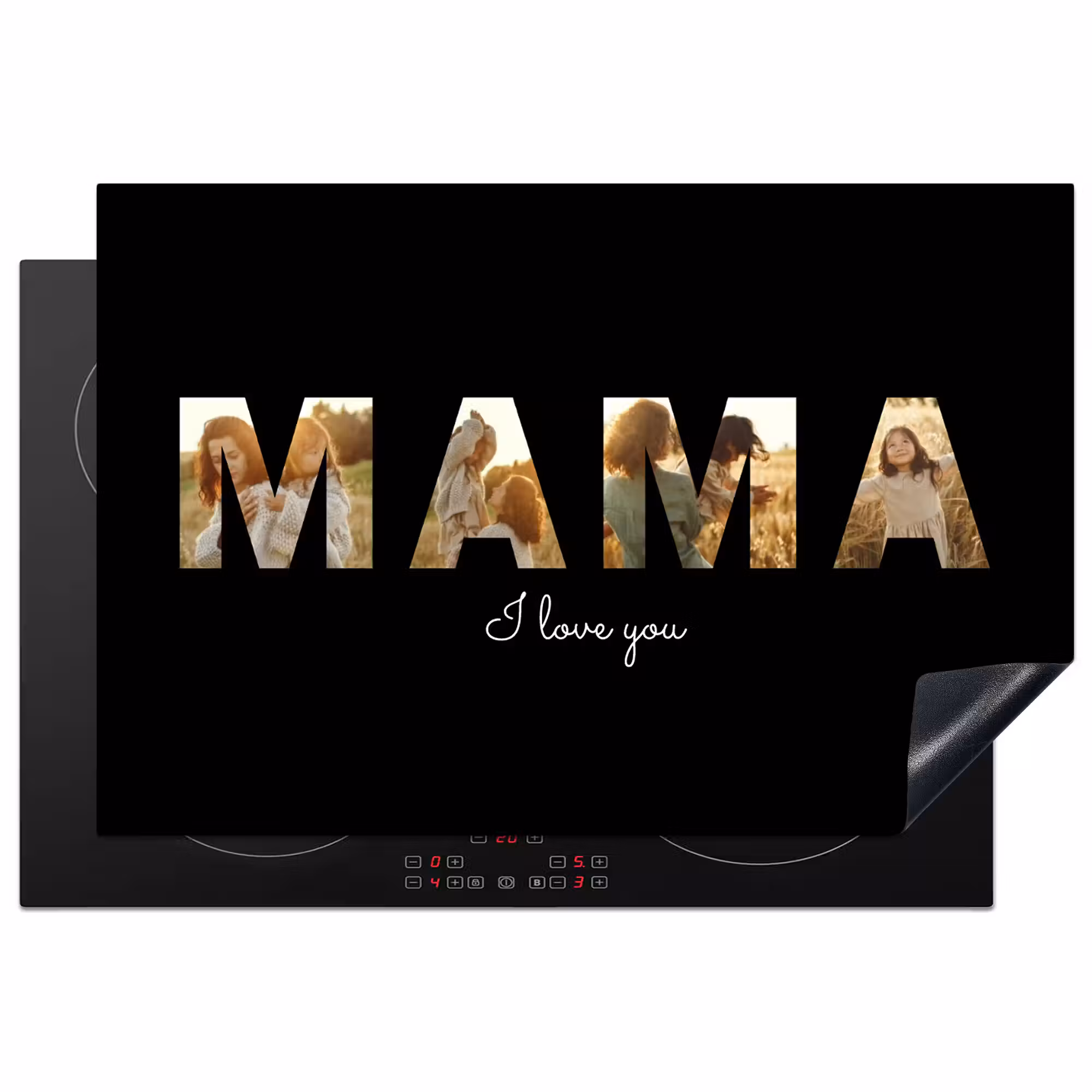 Inductie beschermer - Mama met foto's