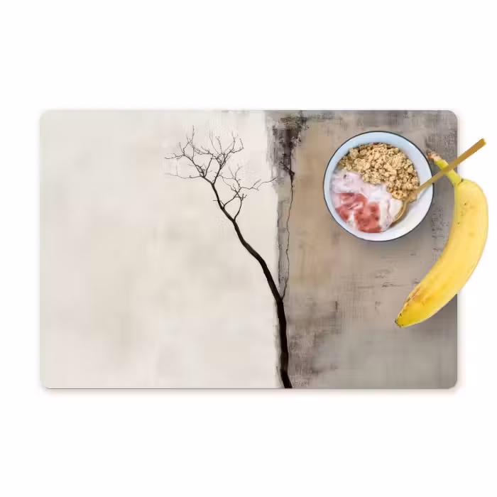 Placemat vinyl - Wabi sabi - Plant - Beige